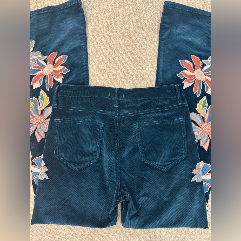 NWT DRIFTWOOD ELECTIC CORDUROY FARRAH JEANS - SIZE 28 - Picture 7 of 8